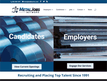 Tablet Screenshot of metaljobs.net